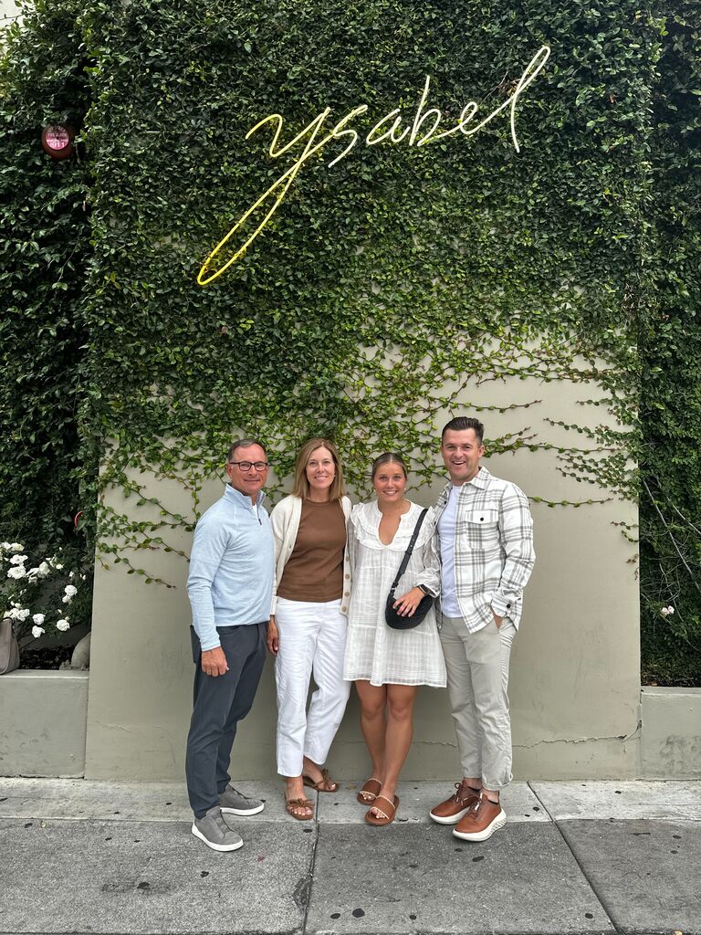 A fun weekend and some good quality time in LA for the US Open Golf Tournament with Chloe's parents! 