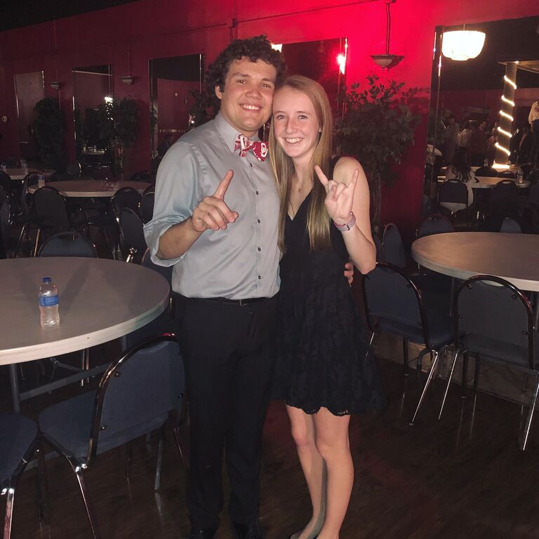 After high school, he attended University of Oklahoma and I attended University of Texas (which made for really fun football seasons). We survived 4 years of long distance, traveling home when we could!
