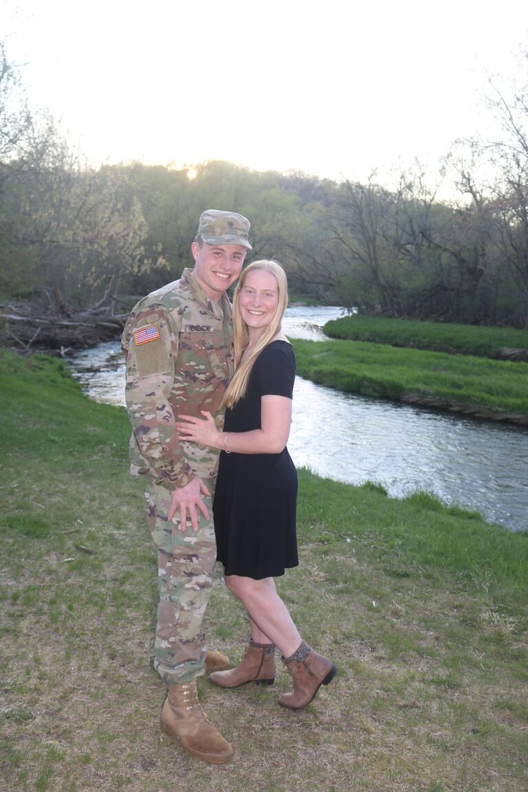Found out David would deploy the first time!