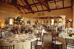 orchard lake country club reception herrera gown carolina site weddings