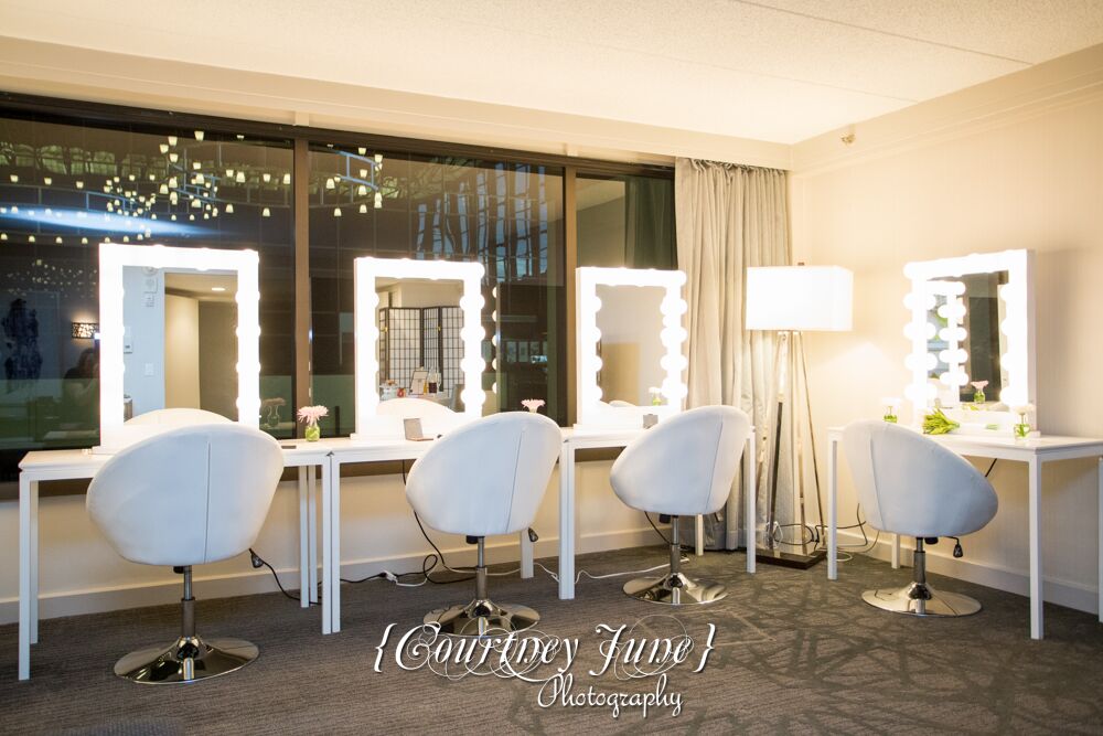 the bridal dressing rooms