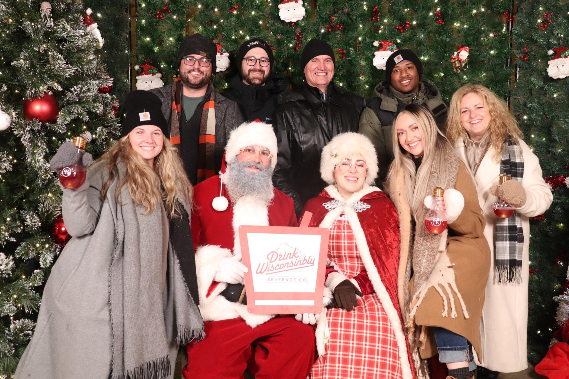 Photos with Mr & Mrs Claus