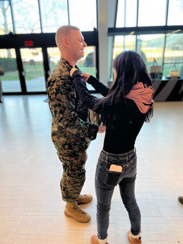 Corey's Promotion to Master Sgt at Princeton University 