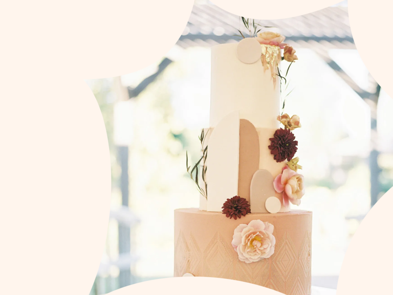 textured wedding cake trend
