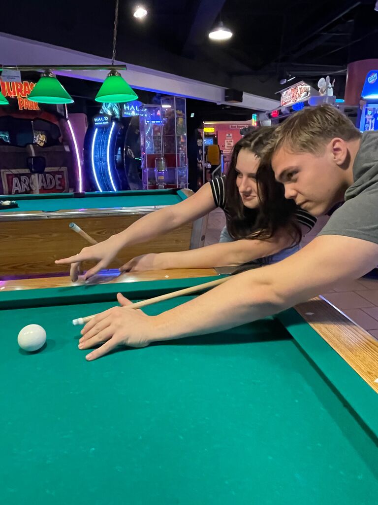Hanging out at Pinball Pete’s
