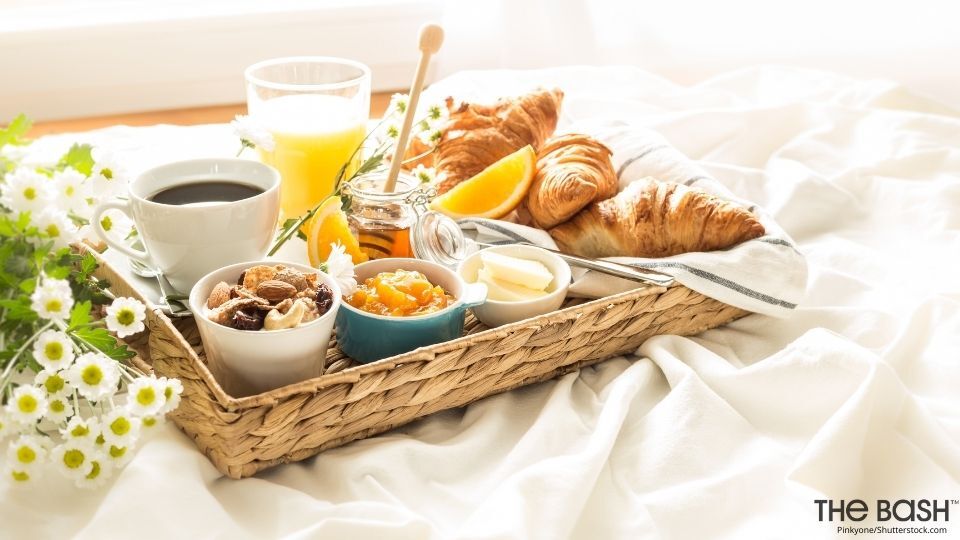 Mother's Day Breakfast in Bed Zoom Background