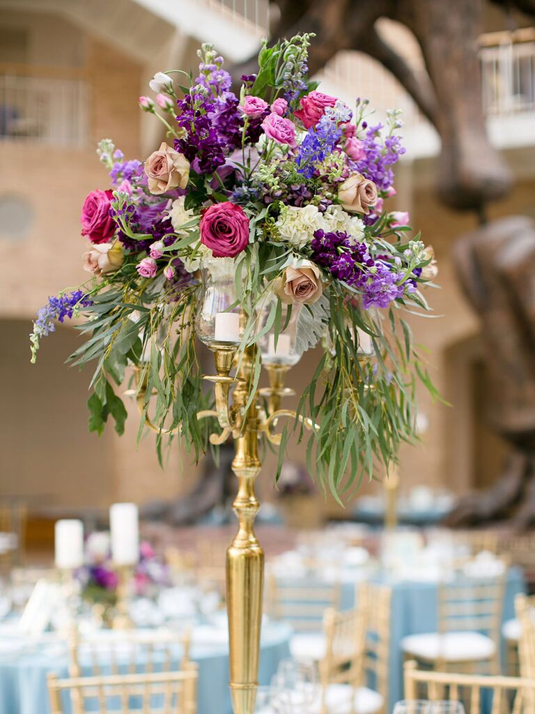 tall candle wedding centerpieces