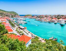 Gustavia harbor, St Barts, Caribbean