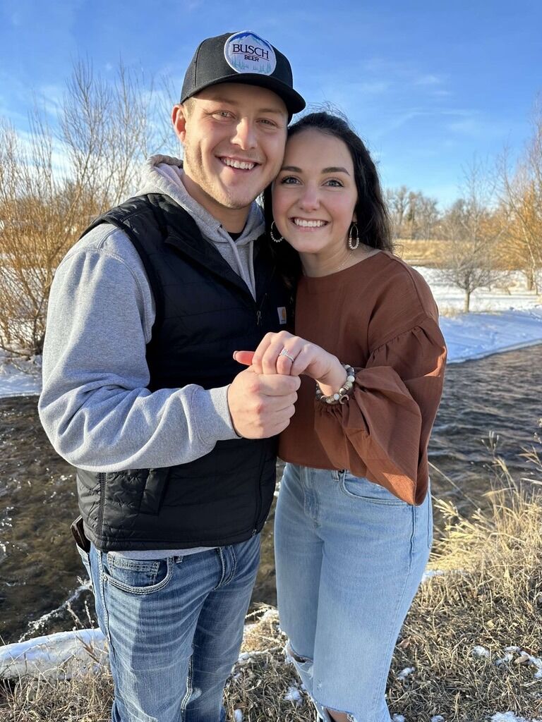 On our 4th trip to the Black Hills, Preston proposed in Spearfish Canyon surrounded by some of our closest friends!