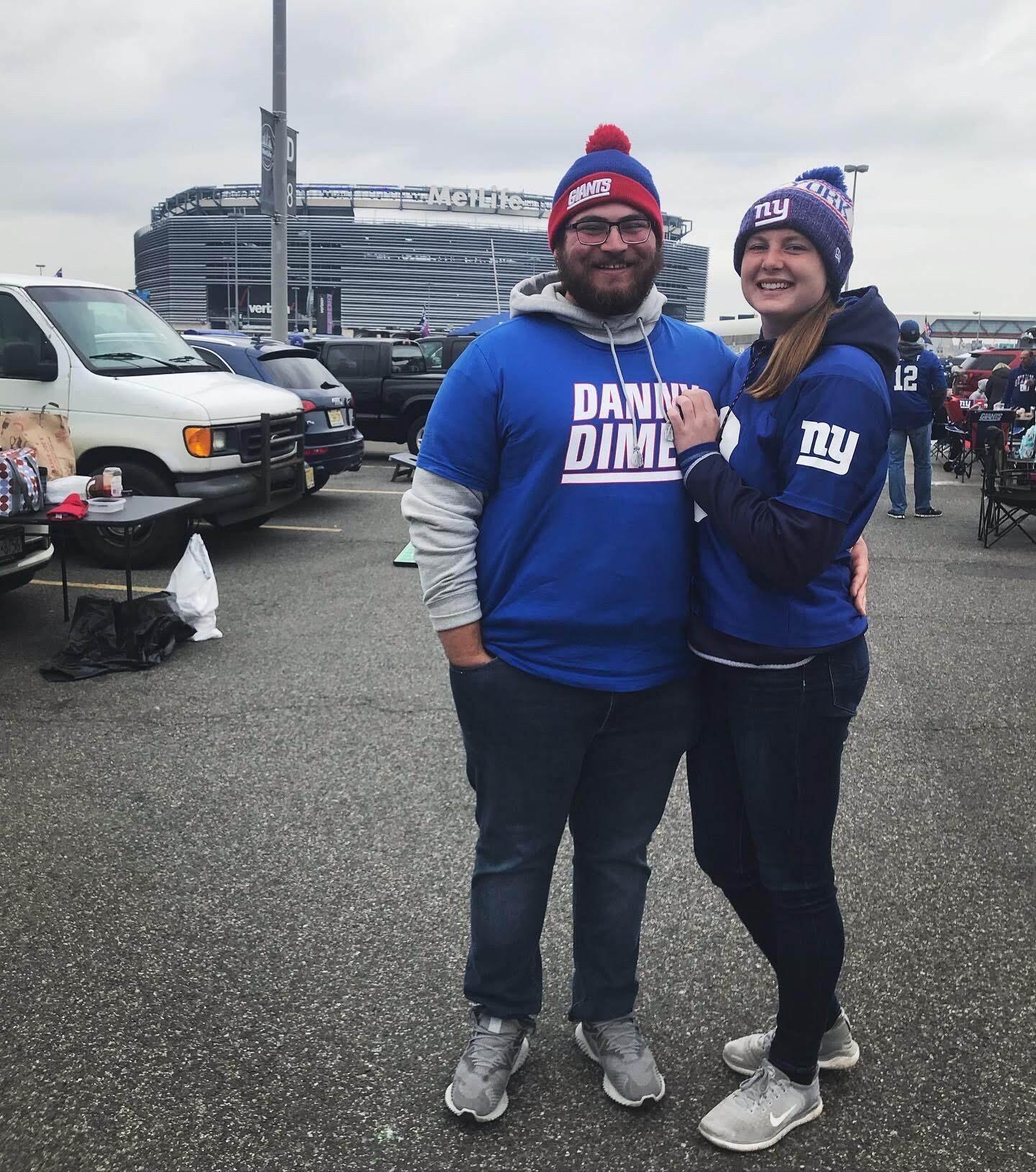 Our first NY Giants game together!