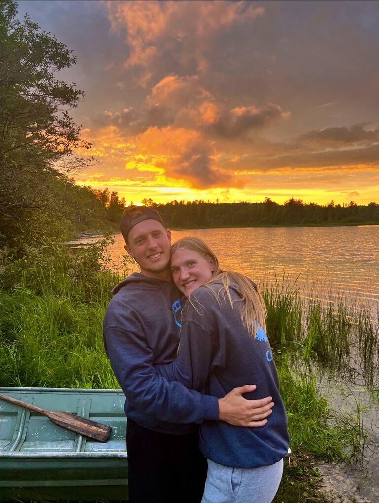 David was finally able to visit Cassie's favorite place with her. Cookson Lake!