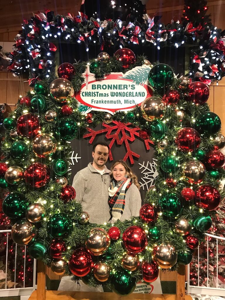 First time taking Emma to Bronners - the "World's Largest Christmas Store" and proceeding to start the tradition of really hurting the wallet with every trip