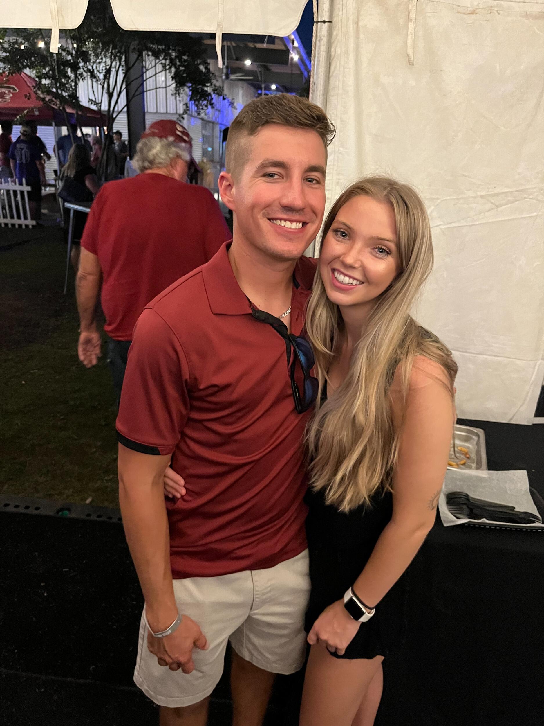 Hannah met the Haney's and Peyton made it official!!