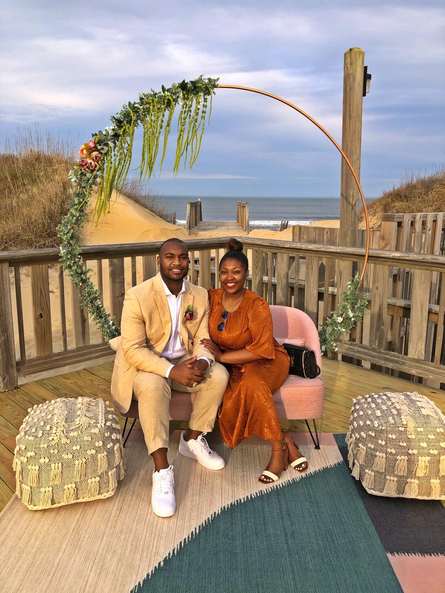 We had an amazing time at Darrian and Haley’s wedding in Outer Banks, NC. Joe was a groomsman and Victoria was a gorgeous +1. 