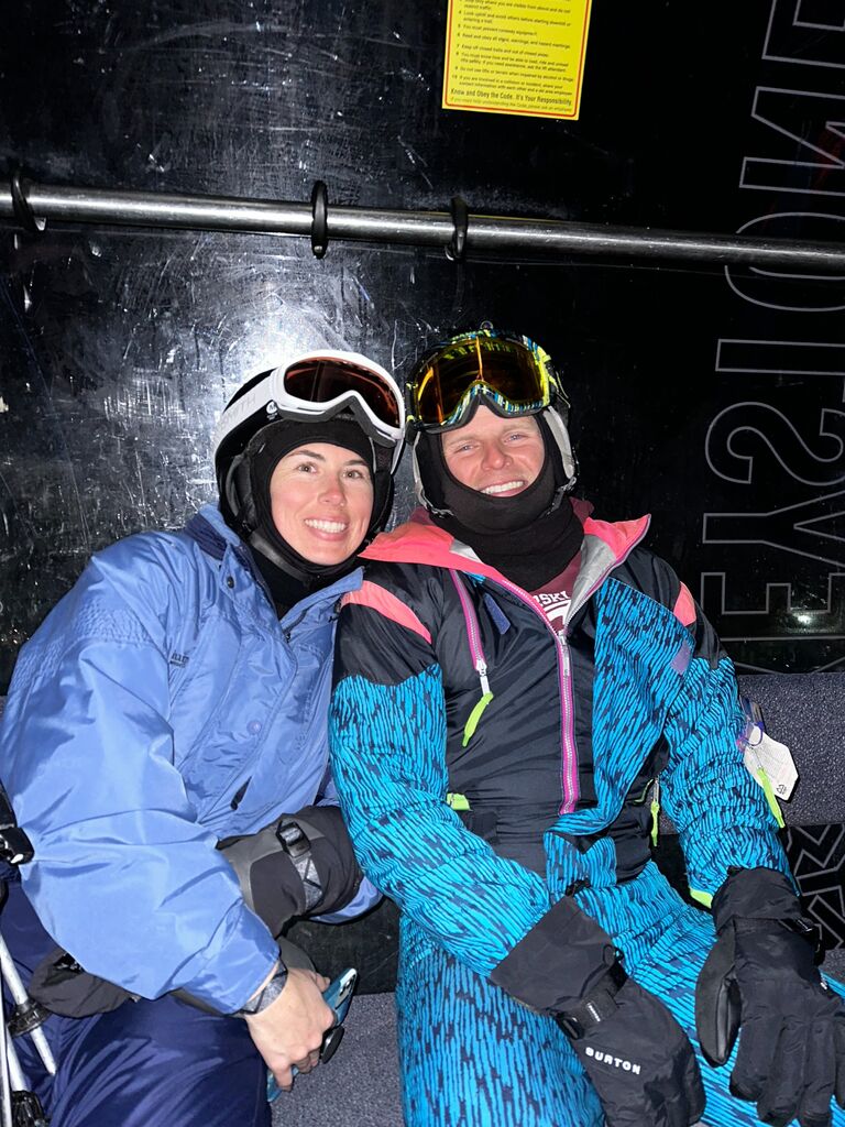 Many snow ski trips