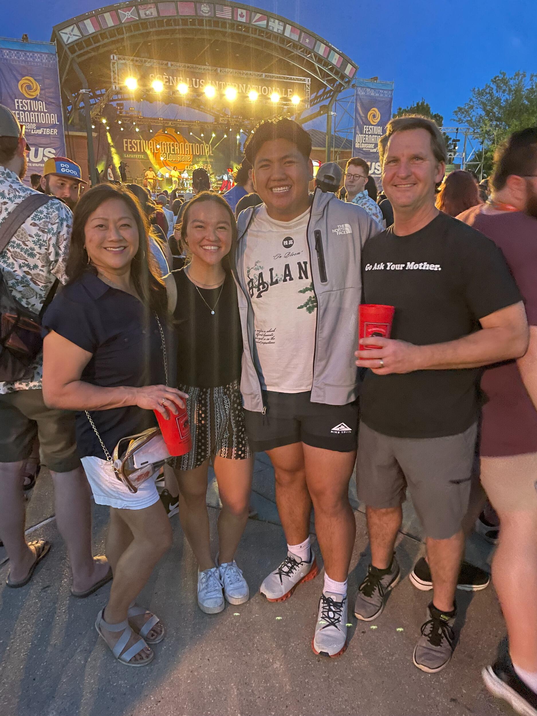 David's first Festival International experience!