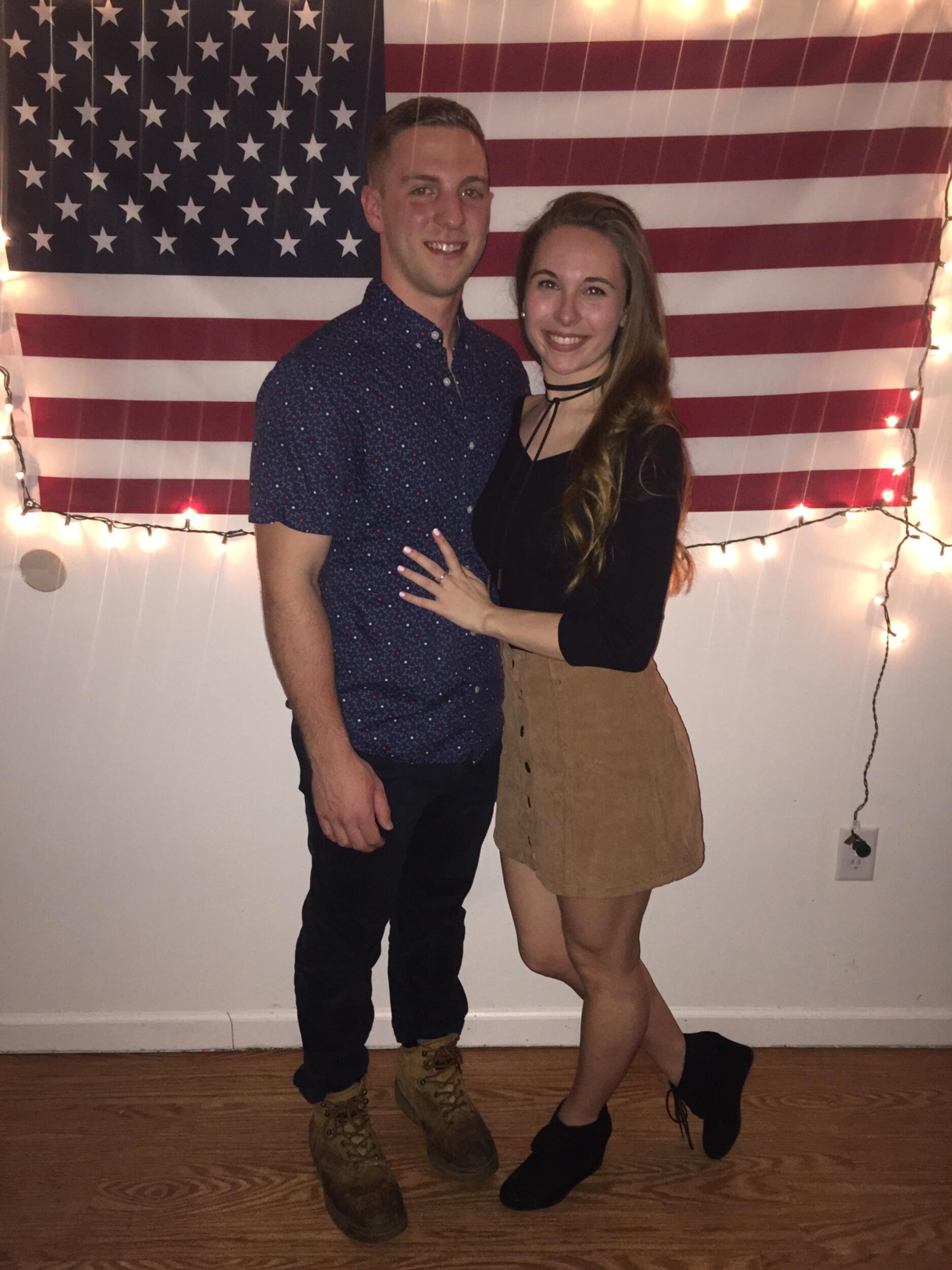 First picture together as a couple!