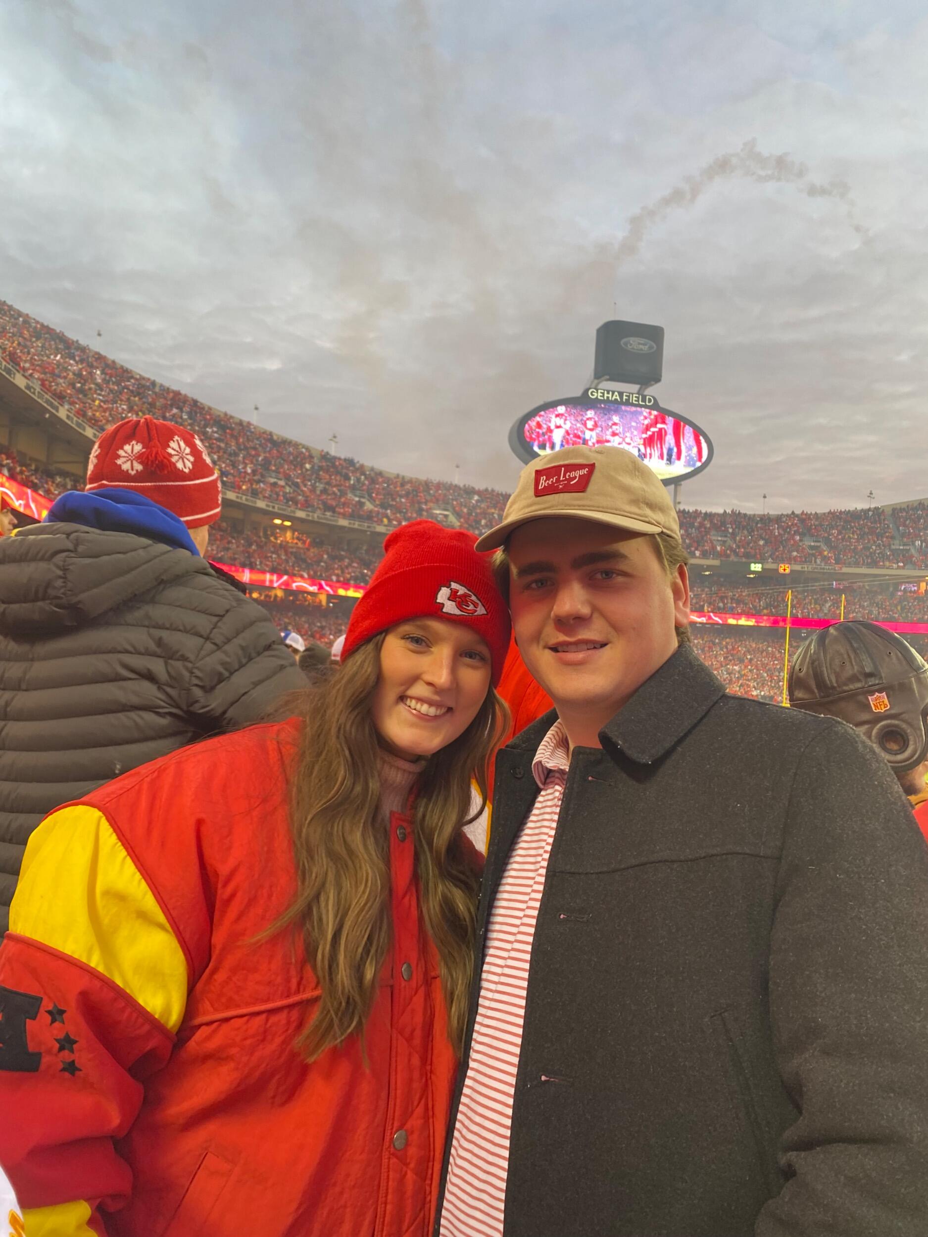 We went to many Chiefs games that season!