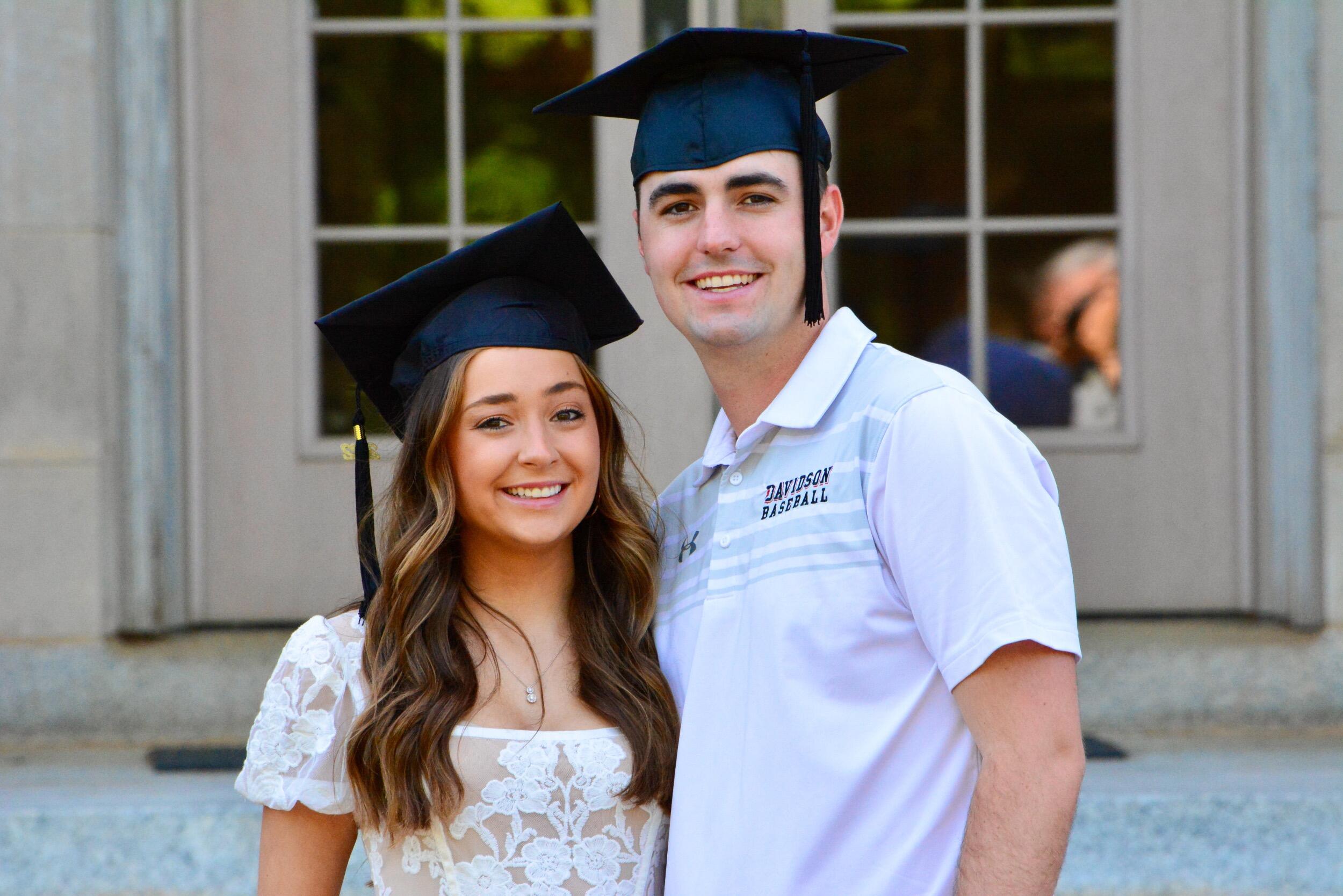 College Graduation! Sarah graduated from GCSU and Matt graduated from Davidson College.