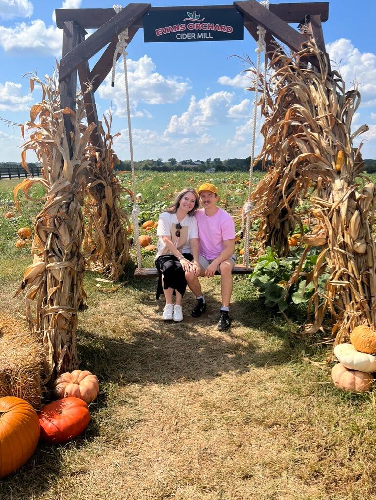 Kayla & Micah play hooky from work & visit a pumpkin patch. 