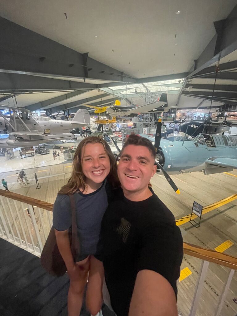My second time visiting Josh, we got to go to the Pensacola Air Museum🚁