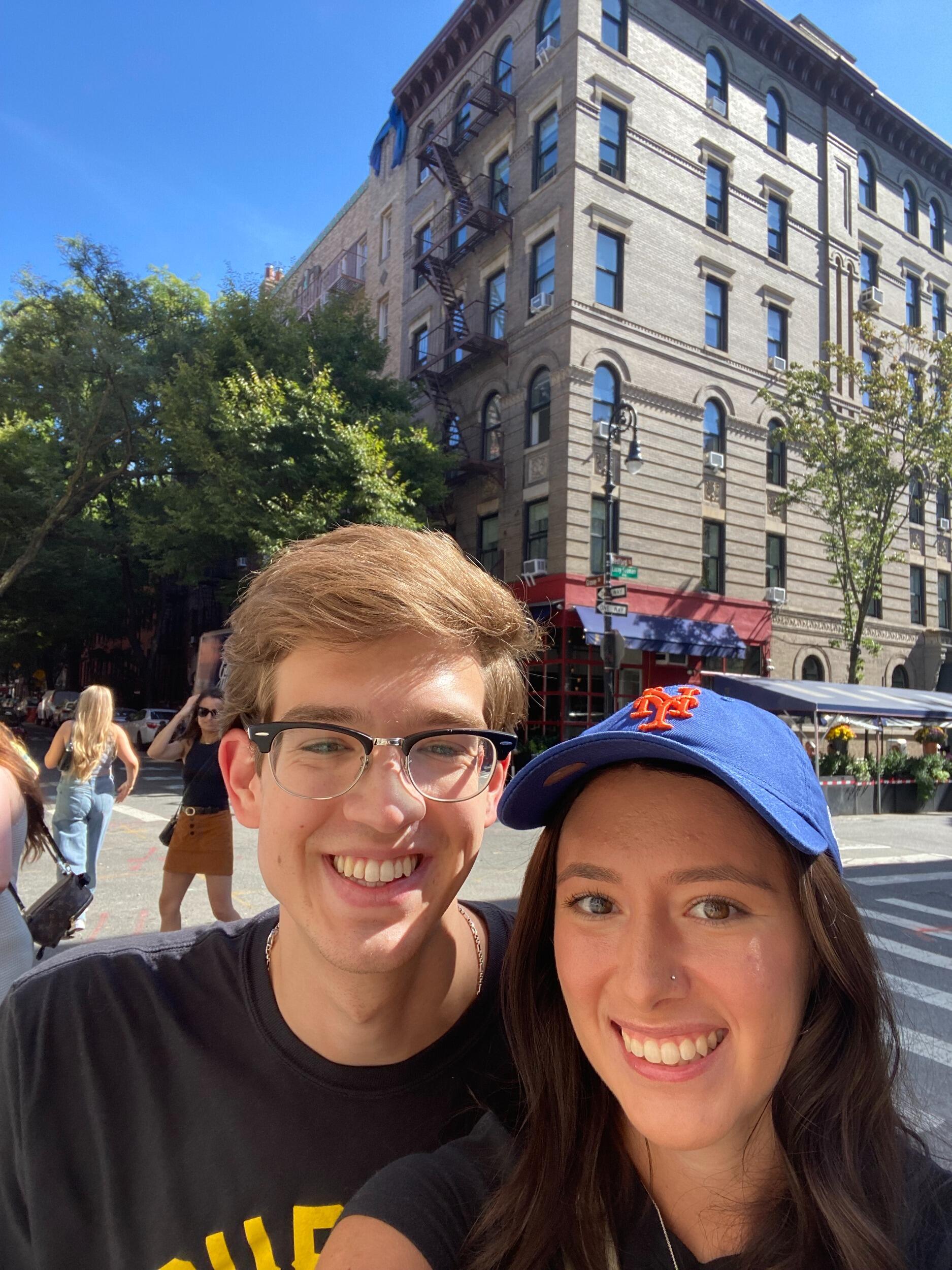 Travel - NYC 

The first show Noah and I watched together was Friends - here we are at the friends apartment building!