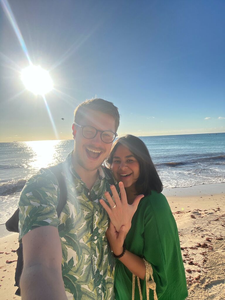 Fast foward to 2024 —> Padmini proposed to Anders in Mexico and they got engaged!
