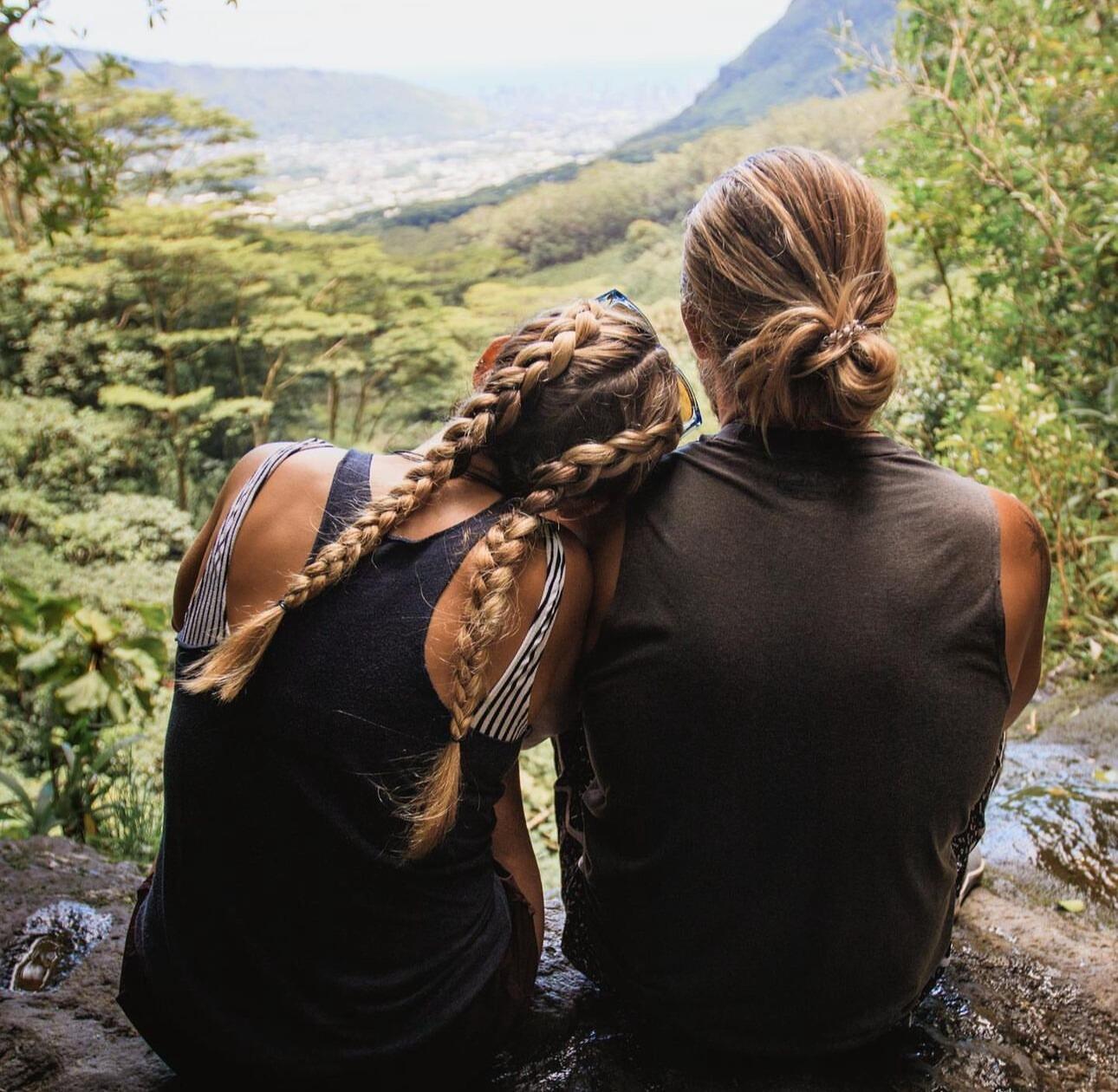Moved to Hawai'i together, jobless and with only one suitcase & a backpack each. We planned to only stay for a year... 5 years later Hawai'i can't seem to get rid of us.