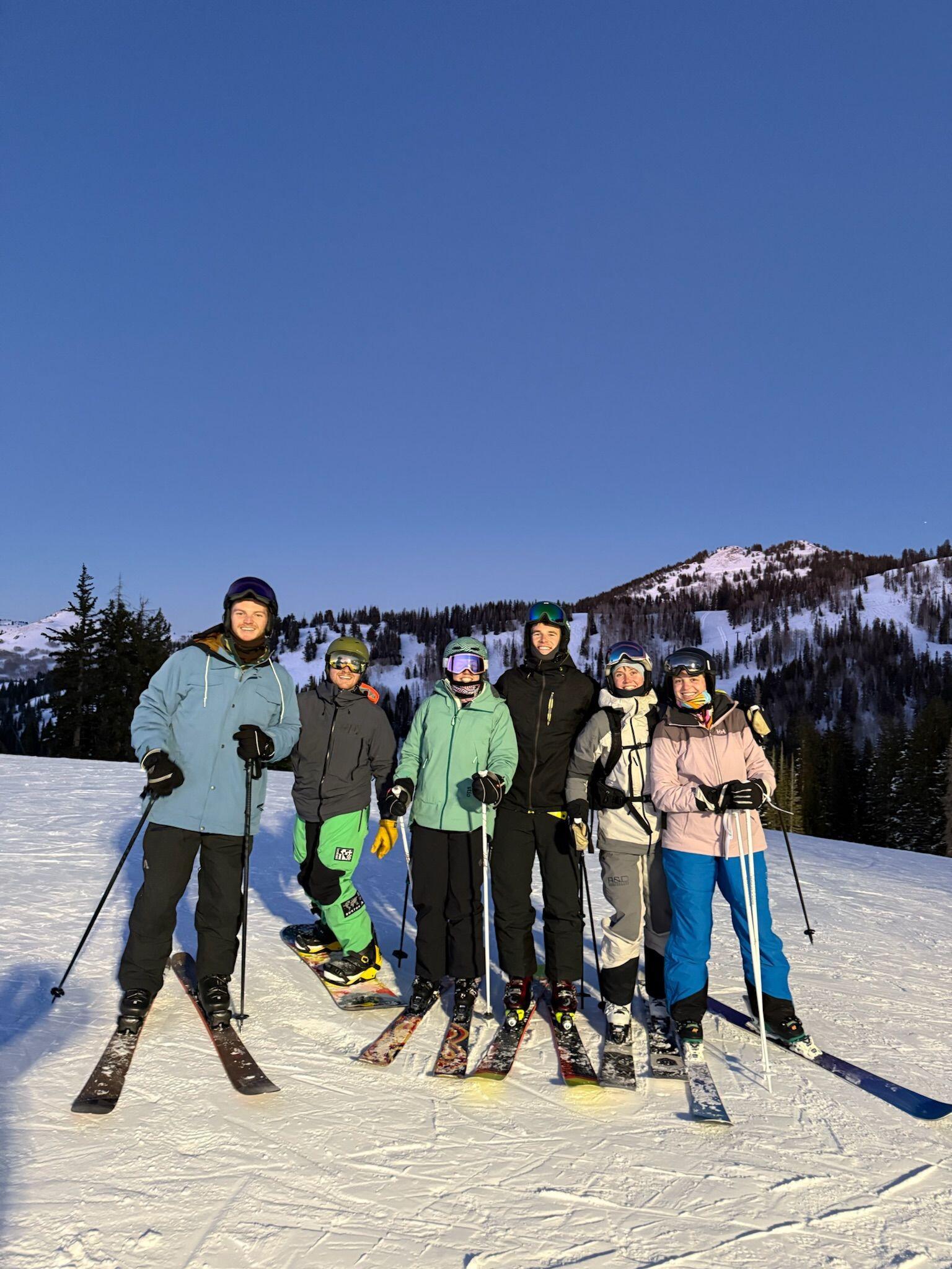 We show off Park City to our HBS friends