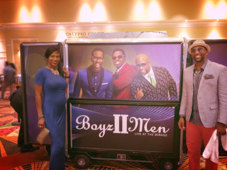 Boys II Men concert in Vegas 