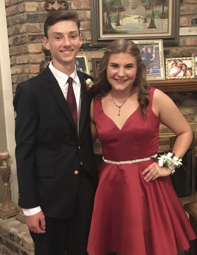 Junior Year Homecoming, the night it all began! Our first school dance and the night we started dating. 