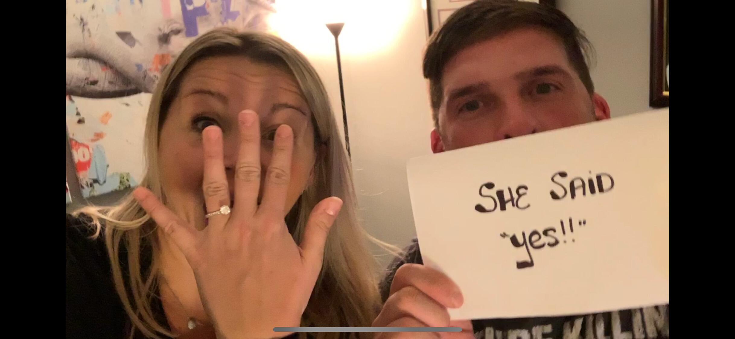 She said "YES"