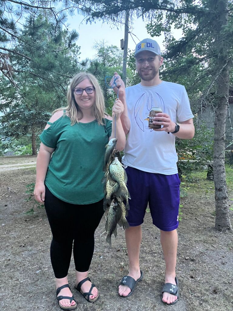 Family Vacation - Brett’s family has gone on family vacation to R&D Resort for the past 17 years. Kaylee has been happy to tag along the last couple of years. Note: Kaylee caught most of these fish.