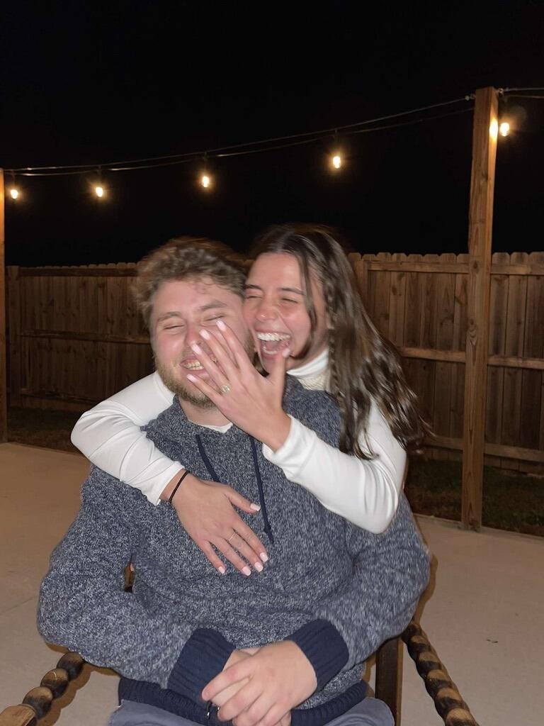 Tanner proposed!!!!! 