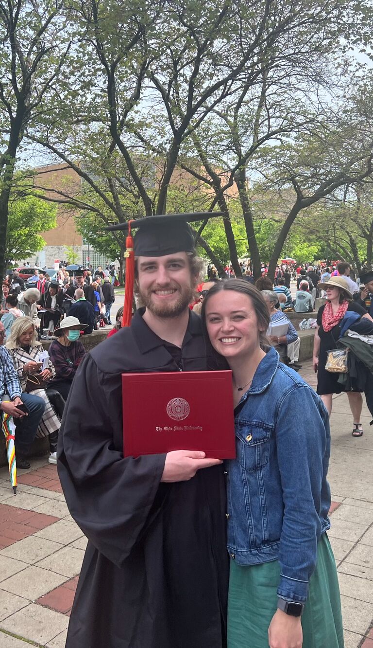 Brian Graduates from OSU with an Engineering Degree