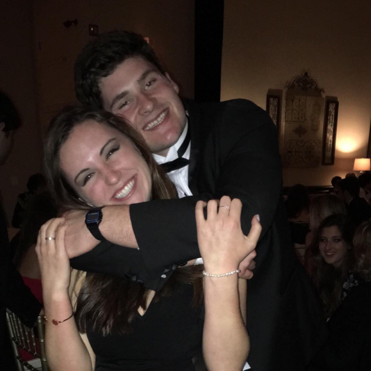 We met freshman year at LSU, and he took me to his fraternity formal.