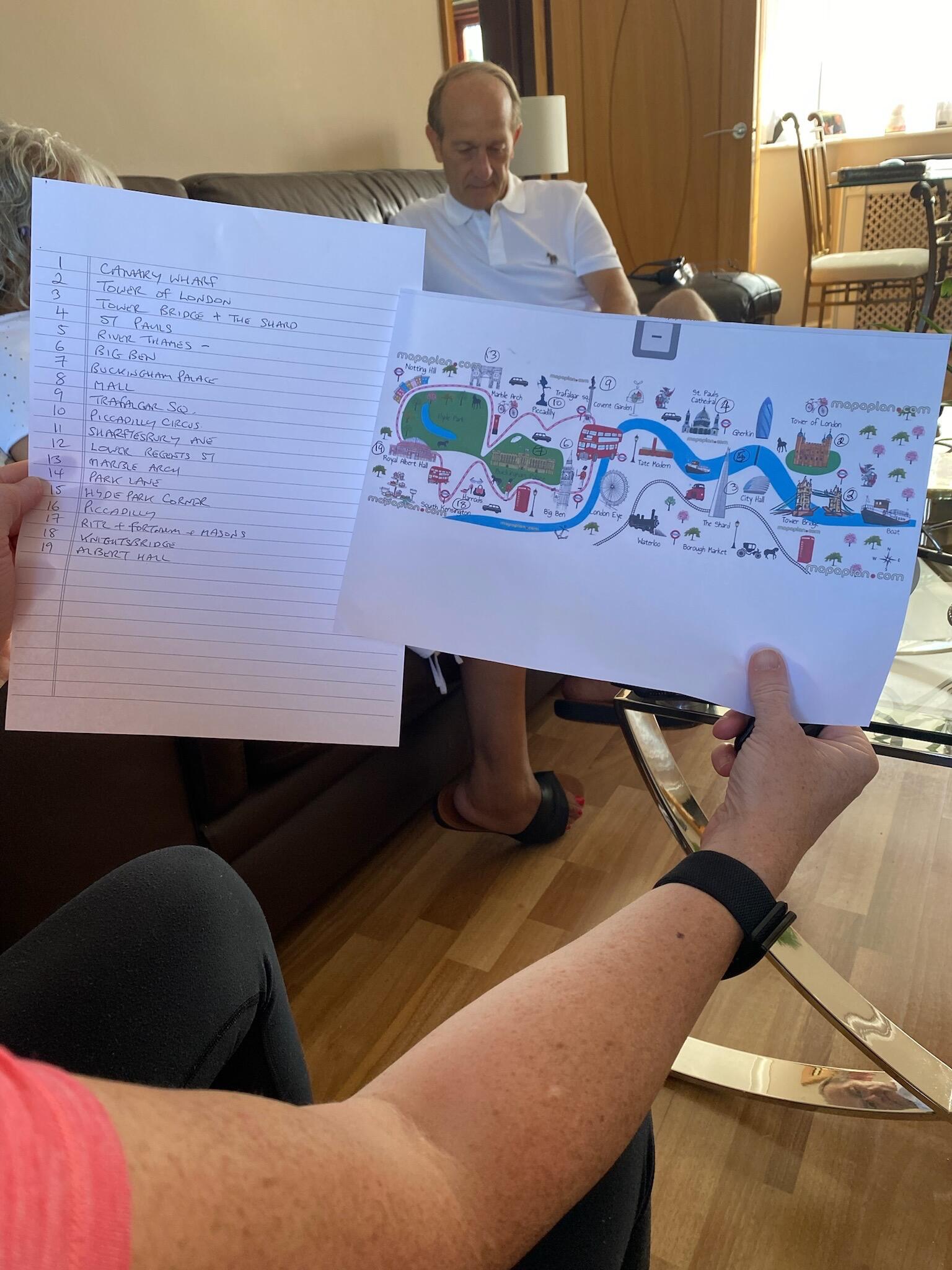 With covid restrictions in place... Ian Lawrence leapt at the challenge to give Allison as much of London as possible. The couple essentially took a personal taxi for 2 hours around all of the top tourist sites. Probably one of the best tours... Kelly has even been on. 