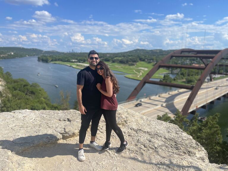 Hiking in Austin together