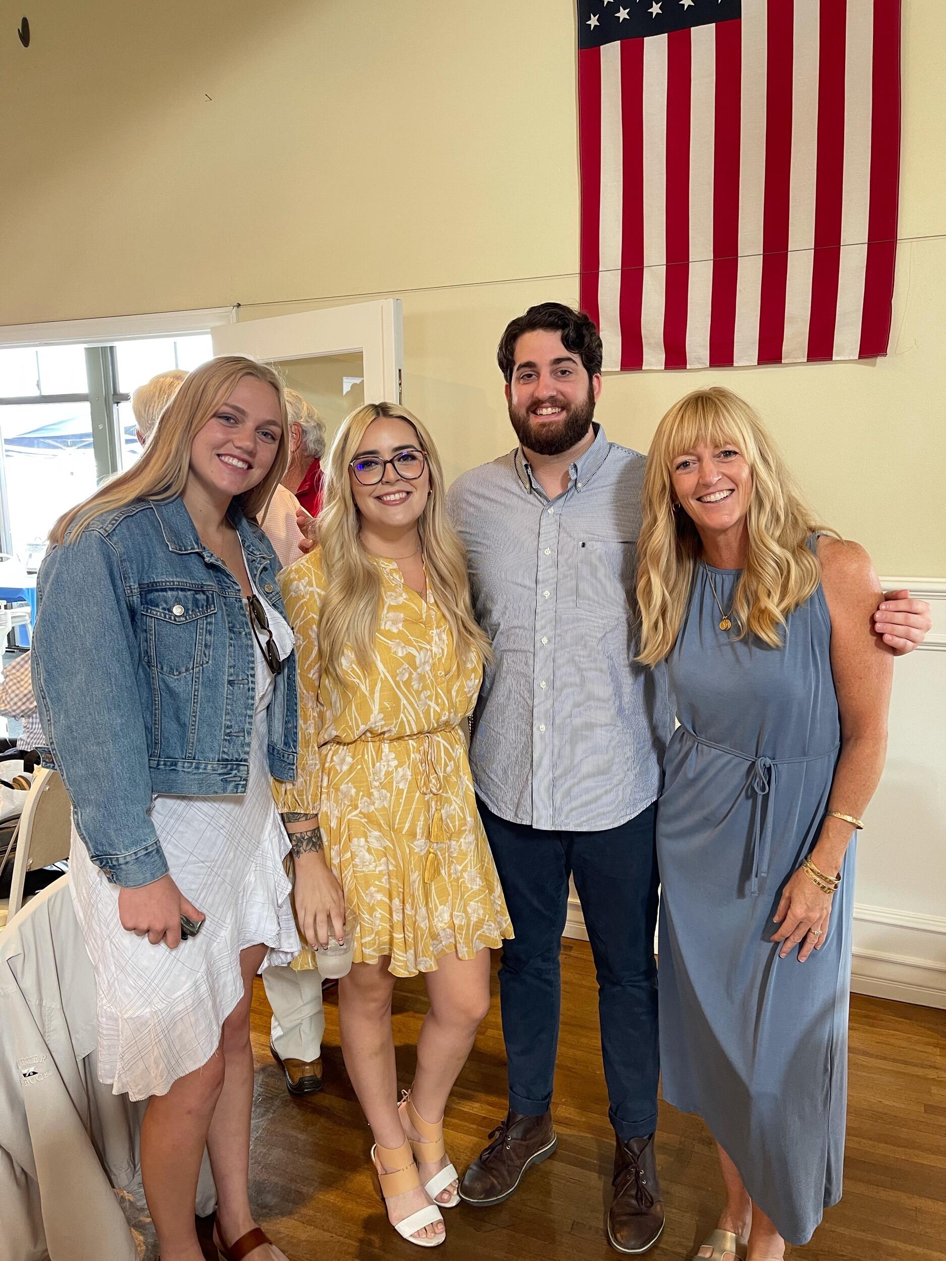 Nathan was truly initiated into the Rogers family when he traveled to California with Chloe to commemorate her grandpa, The Chief, and his life. He met every family member, friend of the family, and then some. Of course they all loved him!