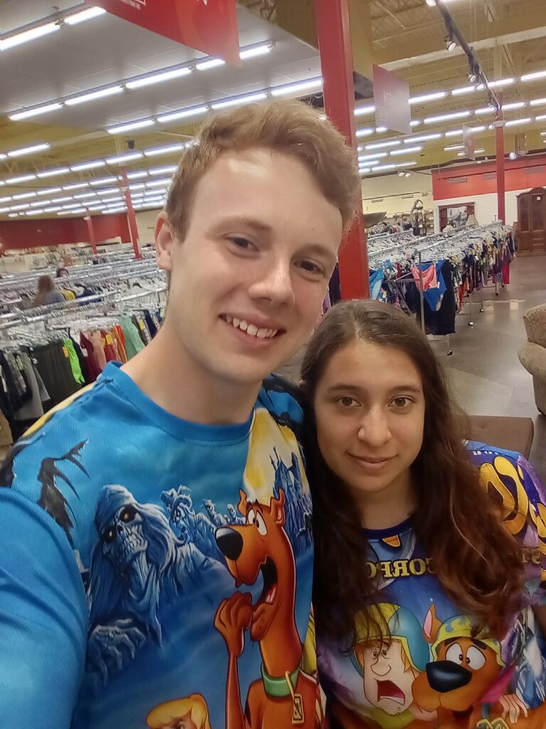 Kyle visiting Ash as she worked for NextStep in Knoxville, Tn. 