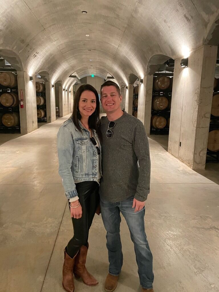 We found our favorite happy place at Slate Theory winery and later enjoyed dinner at Otto's where I would eventually ask Sabrina to marry me.