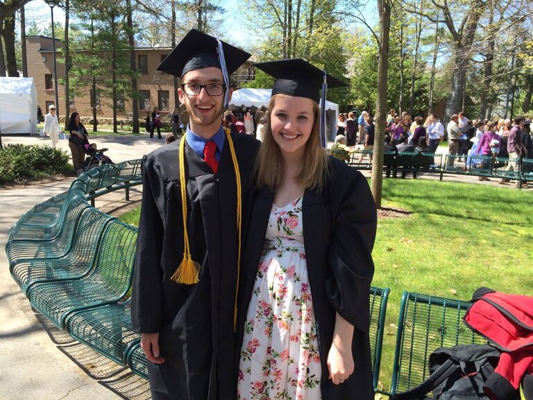 Interlochen Graduation, or, as it's referred to by Danielle's family,  as "first walked down the aisle together"