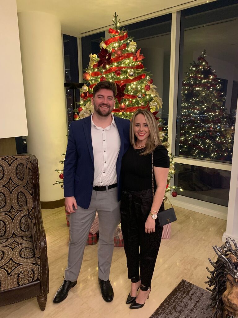 Celebrating Christmas 2022 and the beginning of Justin's new career with Chasen!