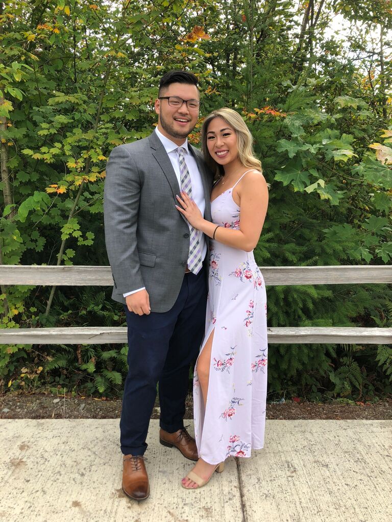 Our first wedding together!