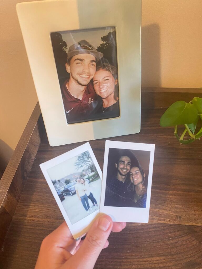 Some of many Polaroids taken 