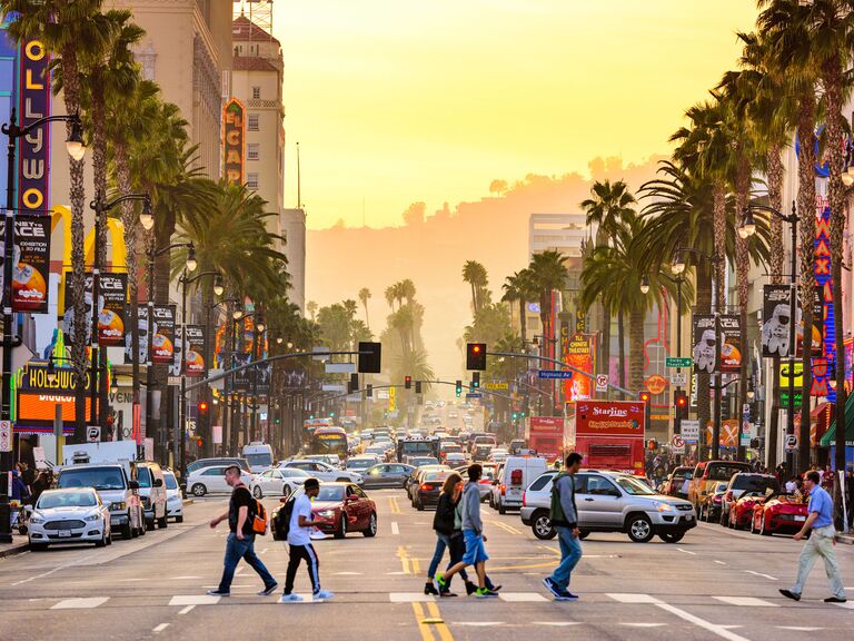 Hollywood Boulevard in LA
