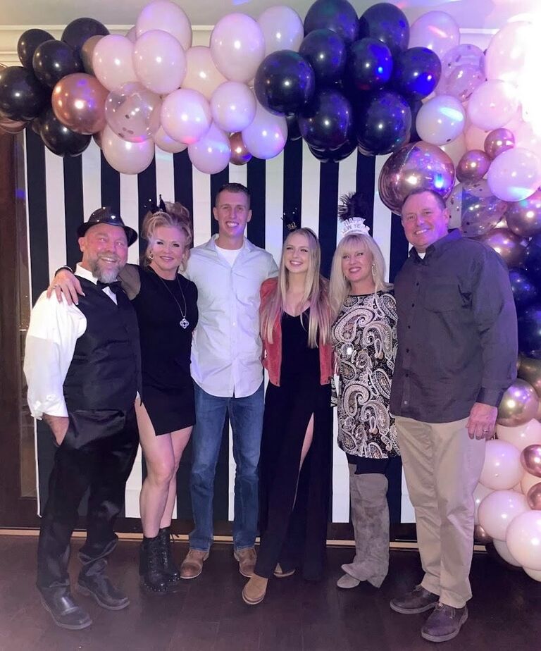 Our first new years celebration at the Alexander's