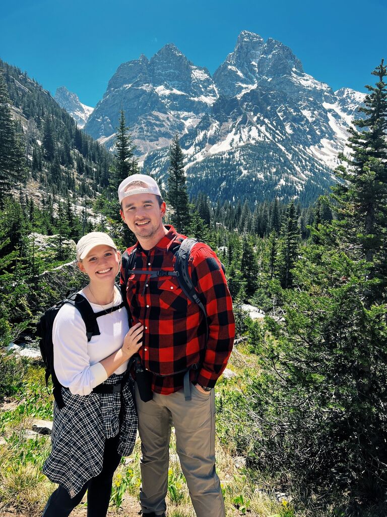 Before full-time jobs started, Jake and Sarah set off on another long road trip to hike and camp in several National Parks. Starting in Minnesota, they made their way to the Badlands, Yellowstone, Grand Tetons, Glacier, and ended in Banff before coming back home. They were able to find all 50 US license plates, and even several Canadian ones too!