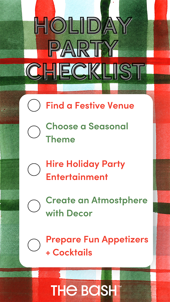 Holiday Party Checklist - Simple Holiday Planning - The Bash