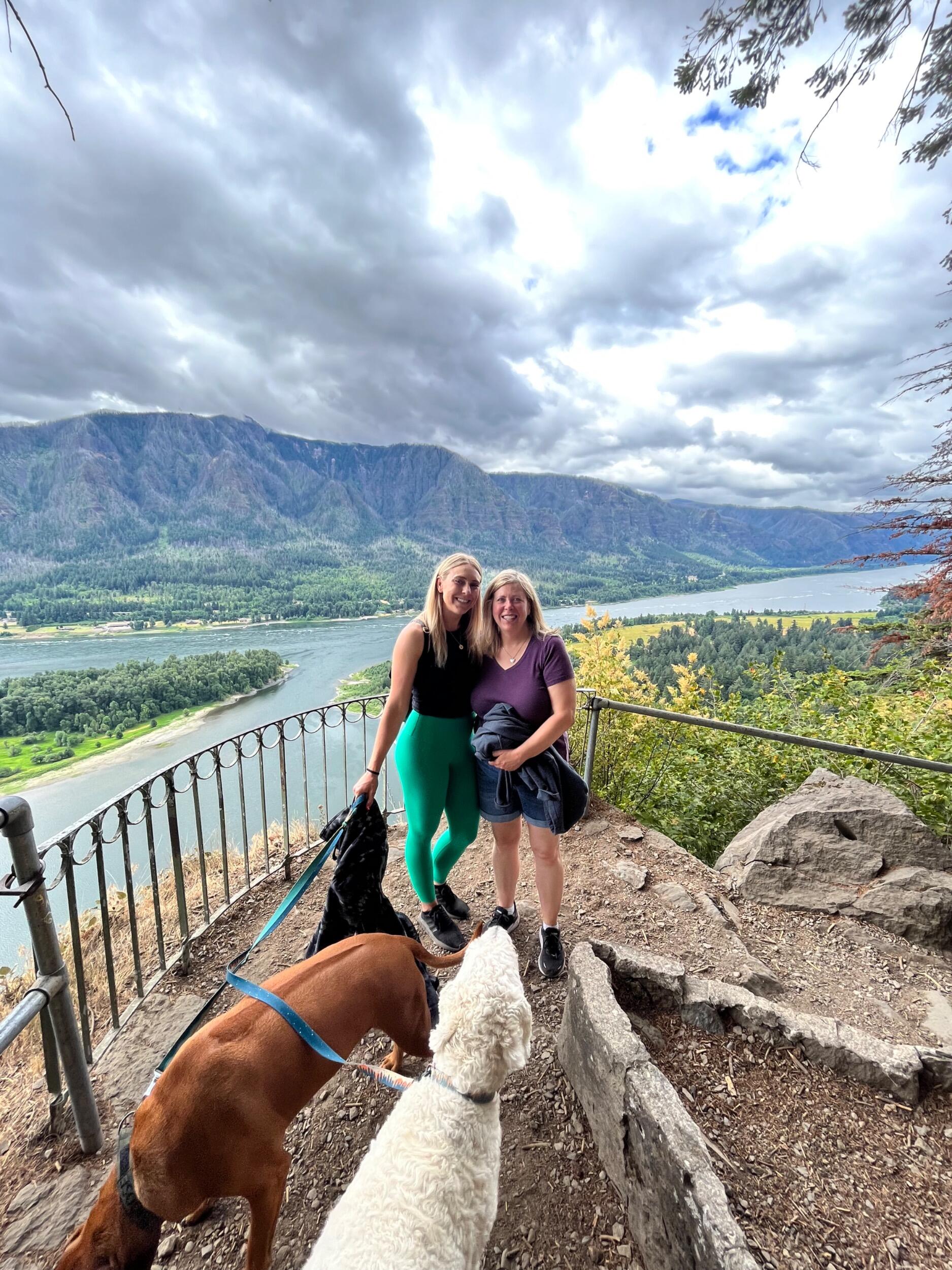 Bryce met my mom while we hiked up Beacon Rock. 